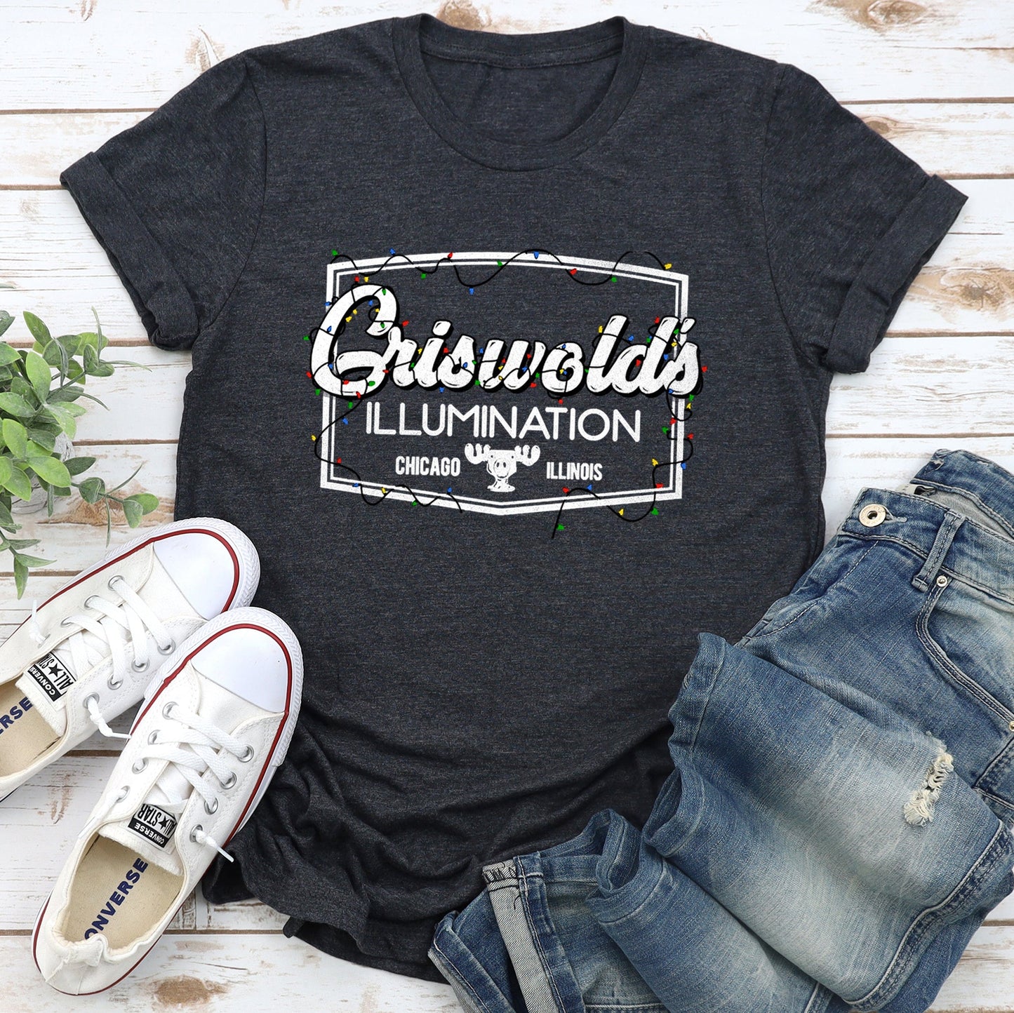 Griswold's Illumination, Christmas Vacation, Retro, Classic, Movie Super Soft Tees