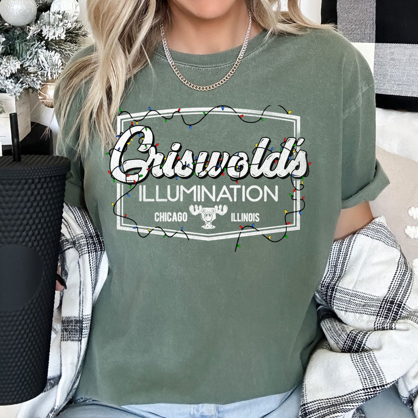 Griswold's Illumination, Christmas Vacation, Retro, Classic, Movie, Comfort Colors, Tshirt