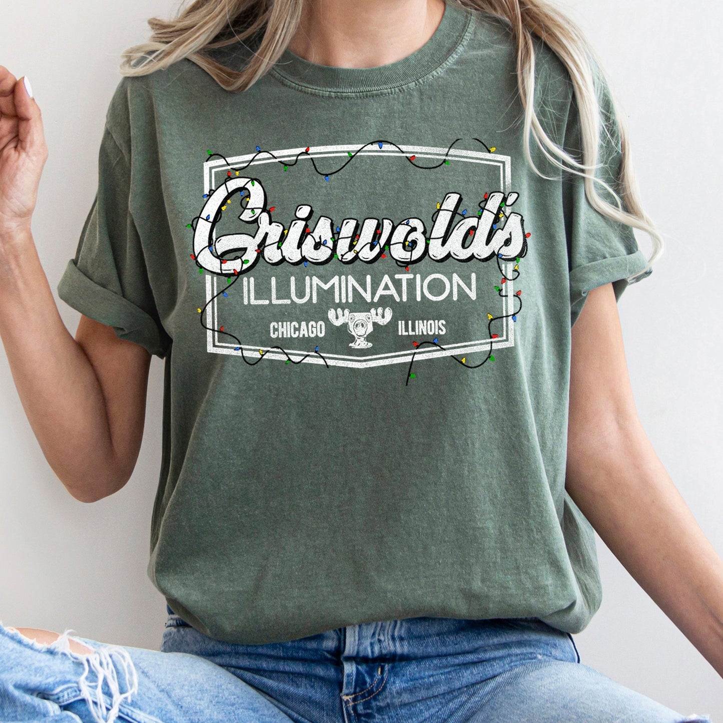 Griswold's Illumination, Christmas Vacation, Retro, Classic, Movie, Comfort Colors, Tshirt