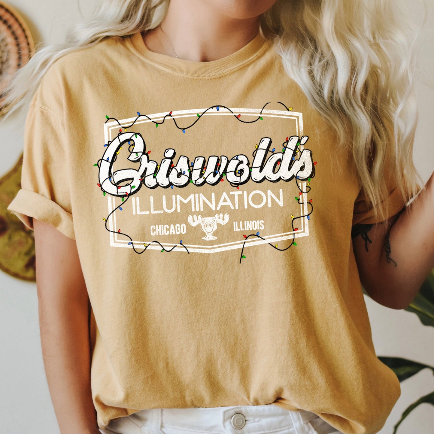 Griswold's Illumination, Christmas Vacation, Retro, Classic, Movie, Comfort Colors, Tshirt