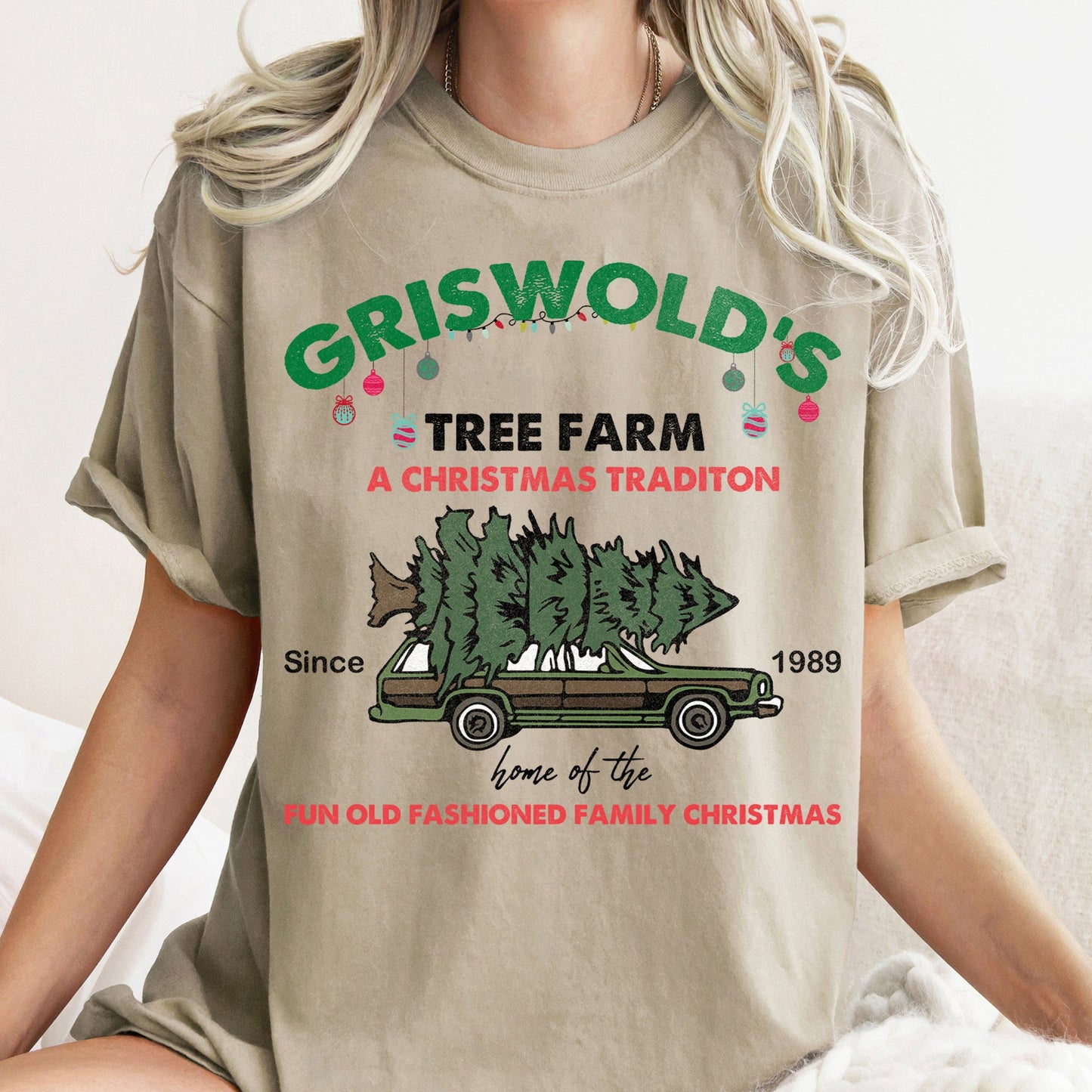 Griswold's Tree Farm, Christmas Vacation, Classic, Retro, Comfort Colors, Tshirt