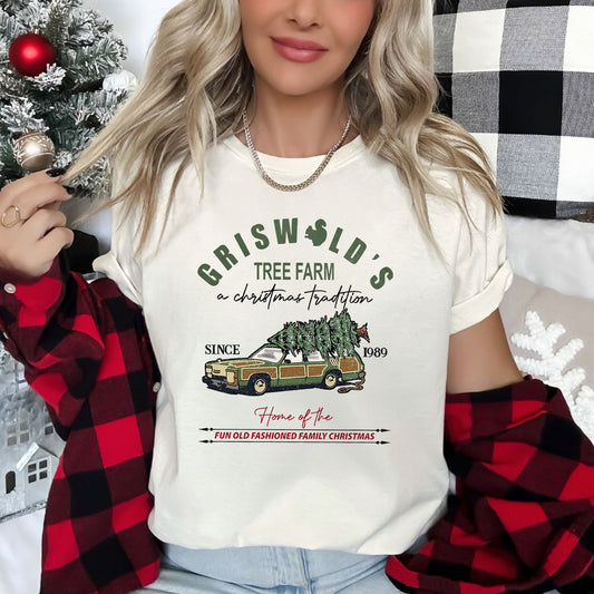 Griswold's Tree Farm, Squirrel, Christmas Vacation, Classic, Retro, Super Soft Tshirt