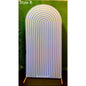 Grooved Wedding Arch Backdrop Fabric Cover