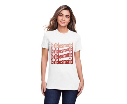 Customizable: Groovy Bridesmaid Tee
