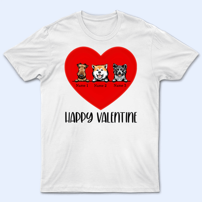 All Heart For My Dogs - Personalized Custom T Shirt - Birthday, Loving, Funny Gift For Dog Dad, Dog Owner, Dog Lovers