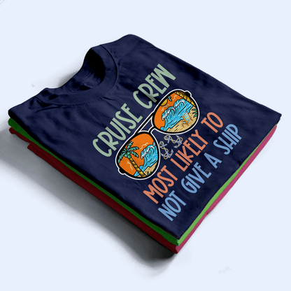 Most Likely To Family Vacation - Personalized Custom T Shirt - Personalized Family Gift For Family Members, Mom and Dad, Summer Vacation