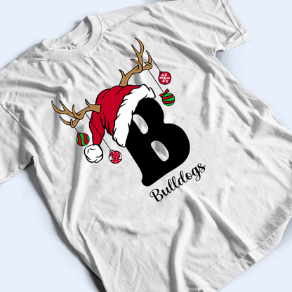 Alphabet Christmas - Personalized Custom T Shirt - Birthday, Loving, Funny Gift for Teacher, Kindergarten, Preschool, Pre K, Paraprofessional