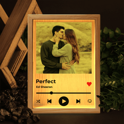 Custom Music Light with Photo - Custom Gift For Couple, Girlfriend, Boyfriend, Husband, Wife | Valentine, Anniversary | Bedroom, Home Decor