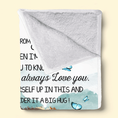 Custom Photo I Always Love You | Memorial Sympathy Personalized Gift for Family Members, Grandma, Grandpa, Dad, Mom, Daughters, Sons | Blanket