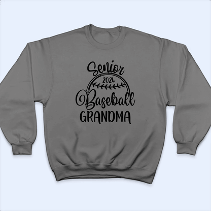 Senior Graduation Sport - Personalized Custom T Shirt - Birthday, Loving, Funny Gift for Grandma/Nana/Mimi, Mom, Wife, Grandparent