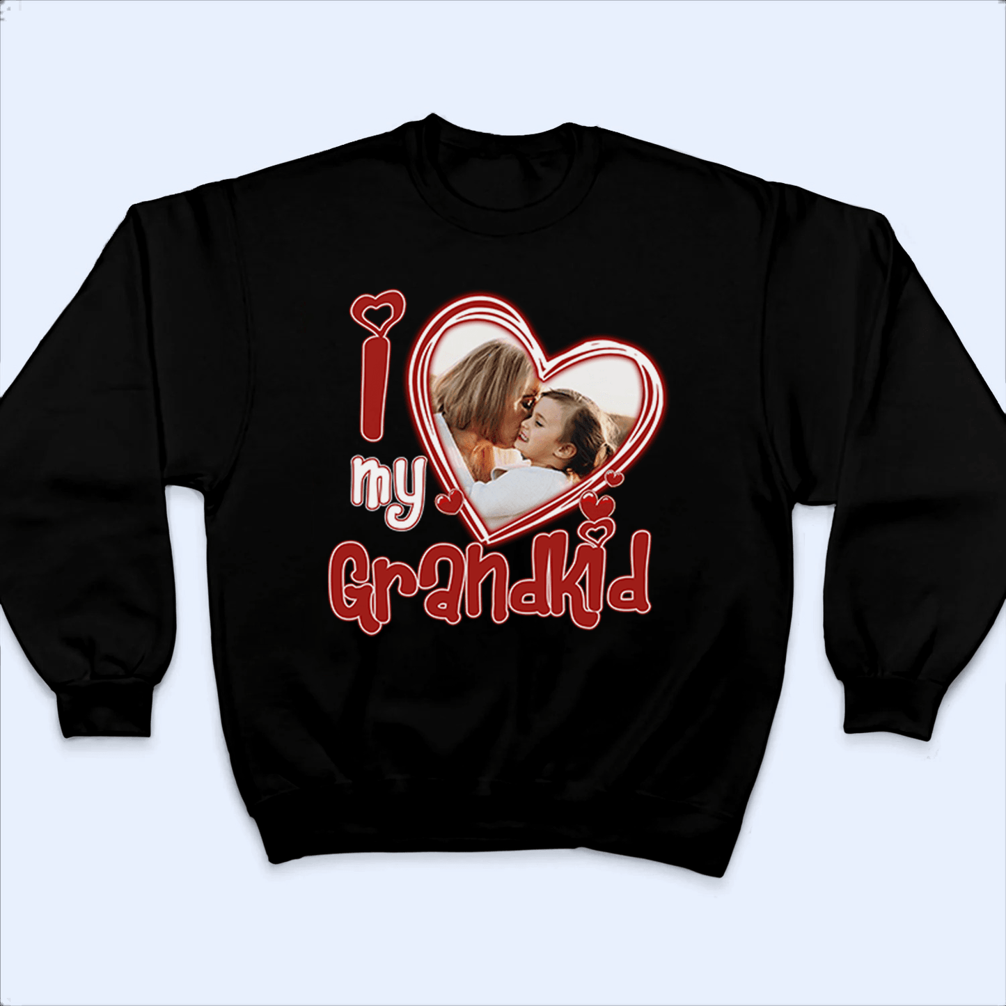 Custom Photo I Love My Girlfriend | Personalized Gift For Couples, Valentine's Day, Anniversary, Husband Wife, Girlfriend, Boyfriend, Her/Him | TShirt
