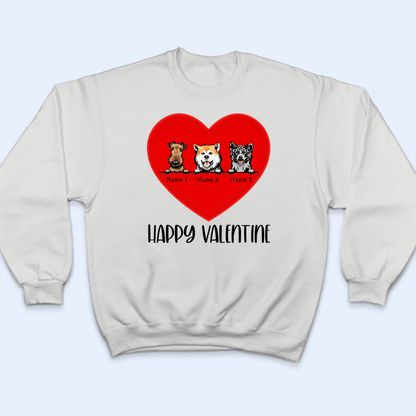 All Heart For My Dogs - Personalized Custom T Shirt - Birthday, Loving, Funny Gift For Dog Dad, Dog Owner, Dog Lovers