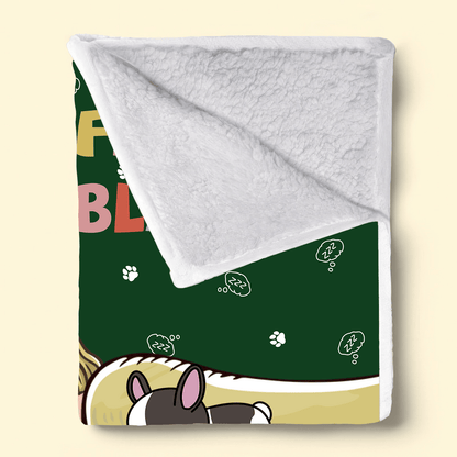 Official Nap Blanket | Personalized Gift for Dog/Cat Lovers, Pet Lovers, Dog Mom, Cat Mom, Dog Dad, Cat Dad | Blanket