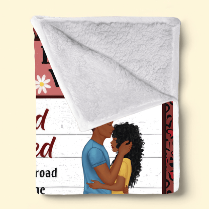 Custom Blanket for Couple - You Are My Life - Personalized Gift for Valentine, Girlfriend, Boyfriend | Black History Month, Juneteenth