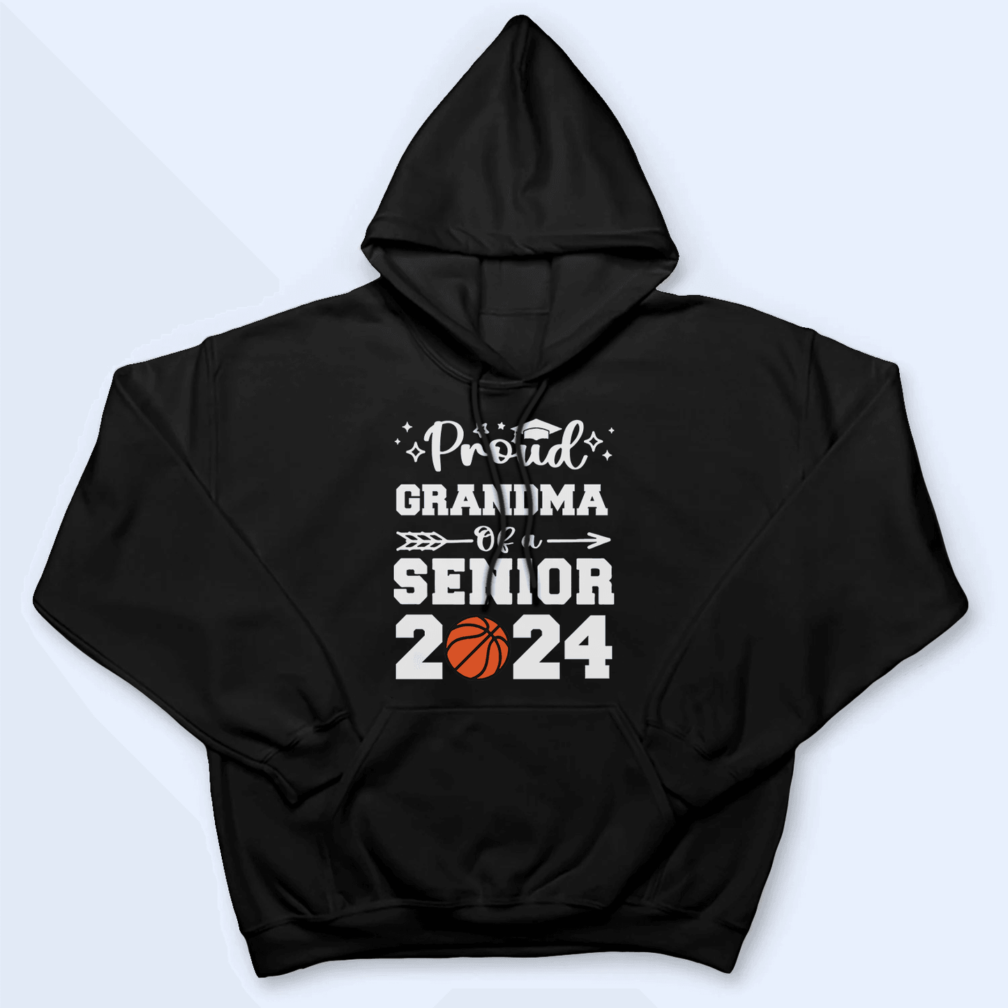 Proud Family Of A Senior 2025 - Personalized Custom T Shirt - Birthday, Loving, Funny Gift for Grandma/Nana/Mimi, Mom, Wife, Grandparent