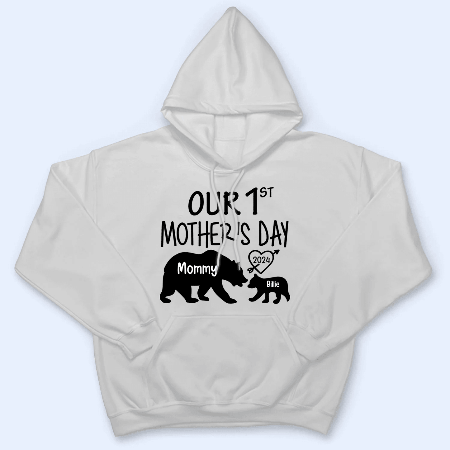 Our 1st Mother's Day - Momma Bear & Baby Bear - Personalized Gift For New Moms, Mom, Infant, Baby, Newborn