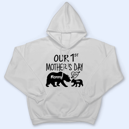 Our 1st Mother's Day - Momma Bear & Baby Bear - Personalized Gift For New Moms, Mom, Infant, Baby, Newborn