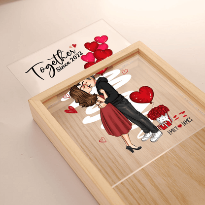 Together Since - Custom Light Box - Personalized Gift For Couple, Girlfriend, Husband, Wife, Her, Him |  Valentine, Anniversary