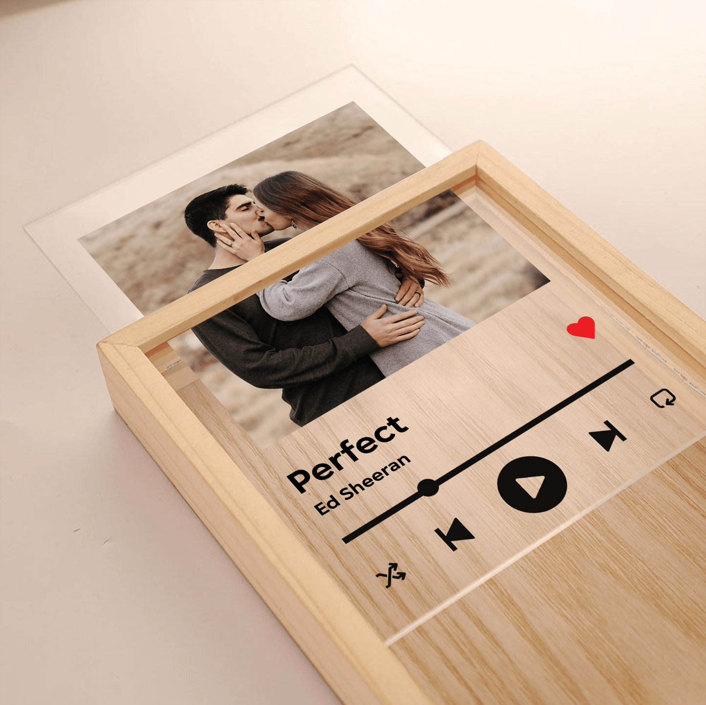 Custom Music Light with Photo - Custom Gift For Couple, Girlfriend, Boyfriend, Husband, Wife | Valentine, Anniversary | Bedroom, Home Decor