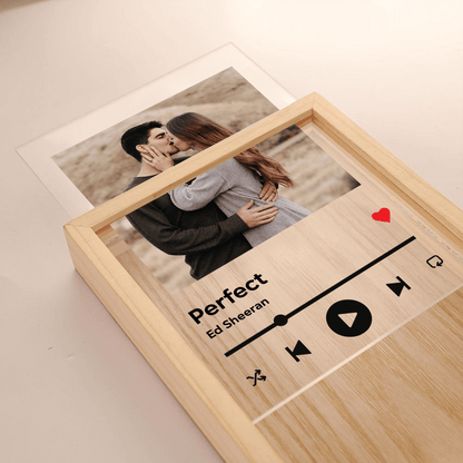 Custom Music Light with Photo - Custom Gift For Couple, Girlfriend, Boyfriend, Husband, Wife | Valentine, Anniversary | Bedroom, Home Decor