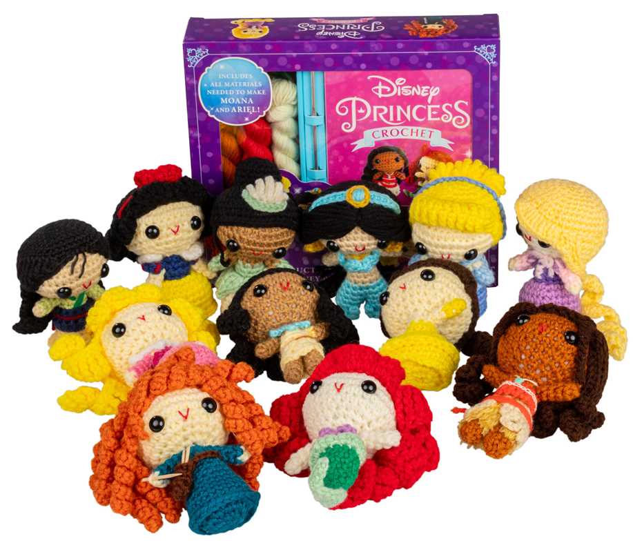 Disney Princess Crochet Book & Materials- Box Kit