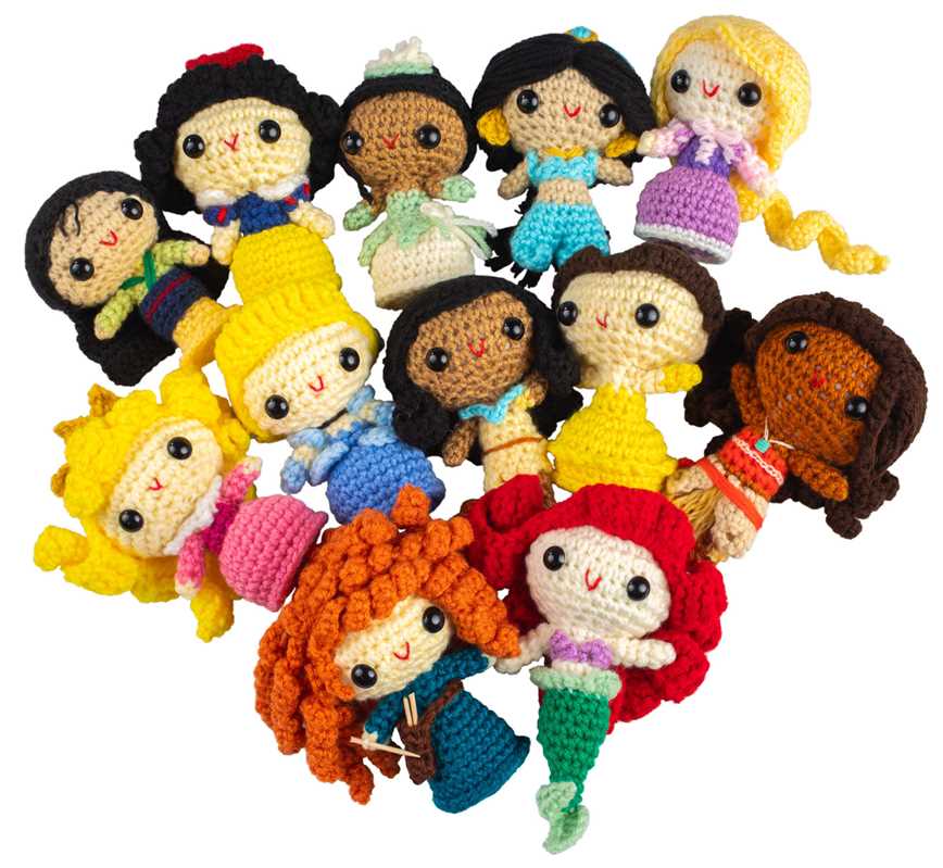 Disney Princess Crochet Book & Materials- Box Kit