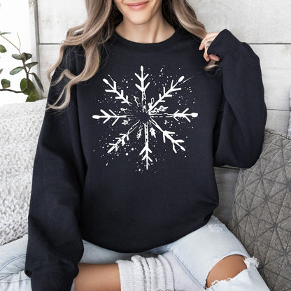 Snowflake, Winter, Sweatshirt