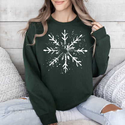 Snowflake, Winter, Sweatshirt