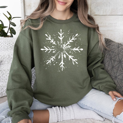 Snowflake, Winter, Sweatshirt