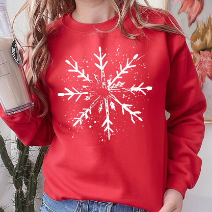 Snowflake, Winter, Sweatshirt
