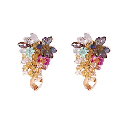 Bohemia Acrylic Flower Earrings