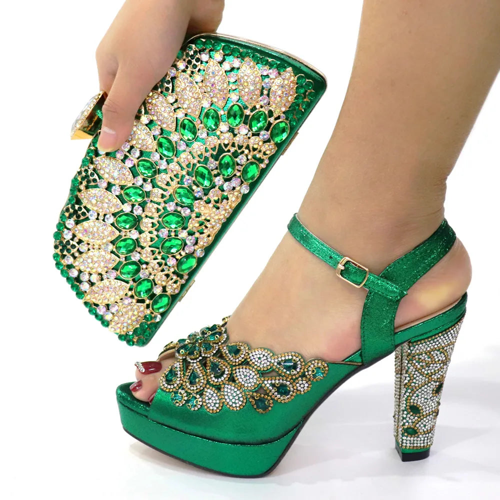 Italian Shoes and Bag Set HLO1-28