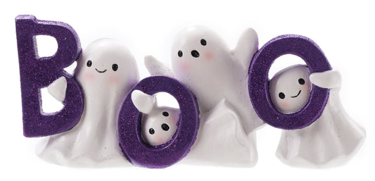 7" BOO Ghost Figurine