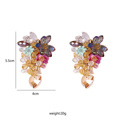 Bohemia Acrylic Flower Earrings