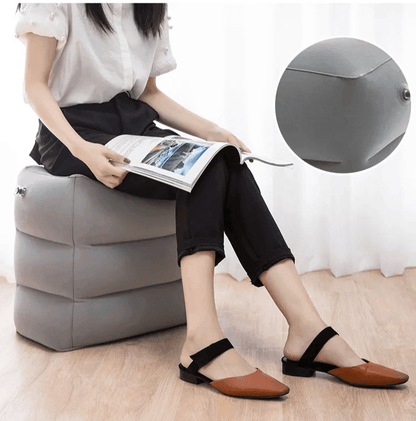 Airplane Footrest Pillow – Travel Comfort for Flights, Cars & Buses