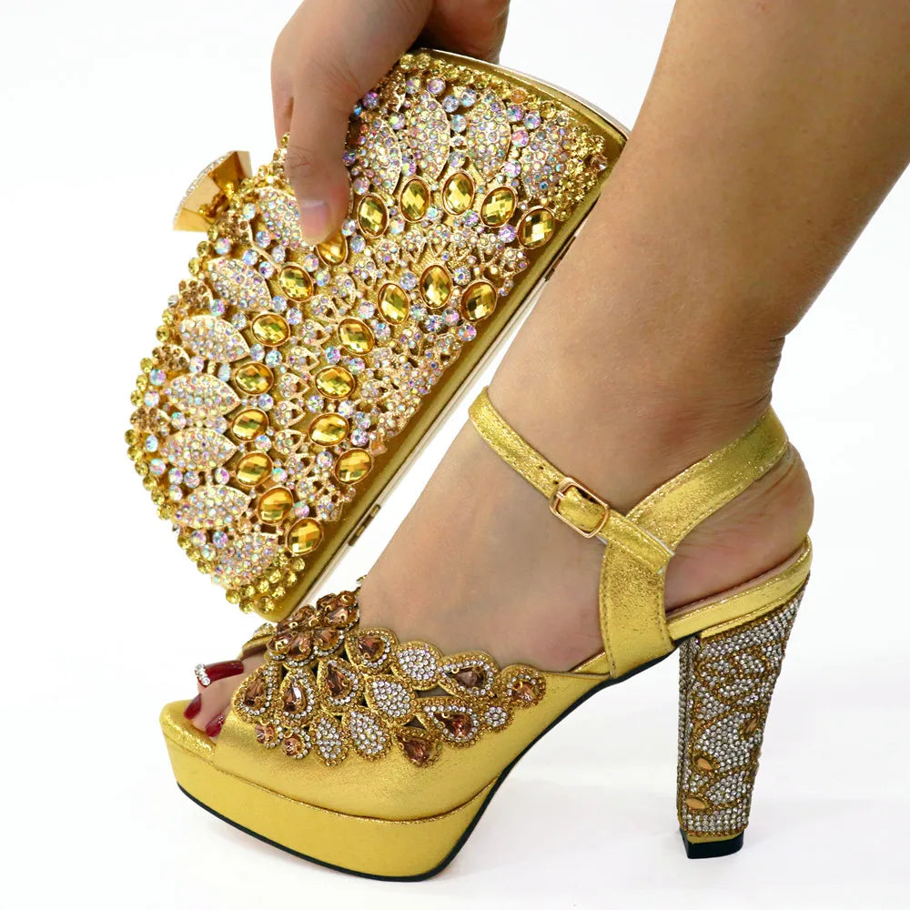 Italian Shoes and Bag Set HLO1-28