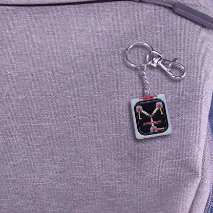 Back To The Future Delorean Flux Capacitor Keychain Sci-fi Movie Fans Cool accessory