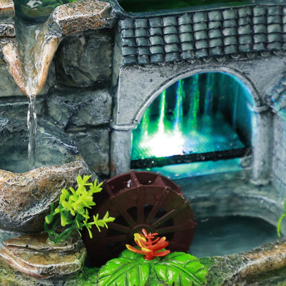 Rockery Tabletop Waterfall Bonsai Tree Fountain