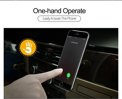 CAFELE Magnetic Car Phone Holder for iPhone 16 15 14 13 12 11 Car Mount Stand for Cell Phone Strong Magnet Power Aluminum Alloy