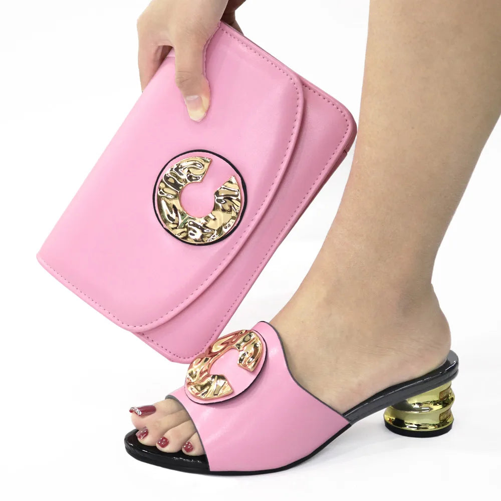 New Arrival Wedding Shoes and Bag Set HCG1-6