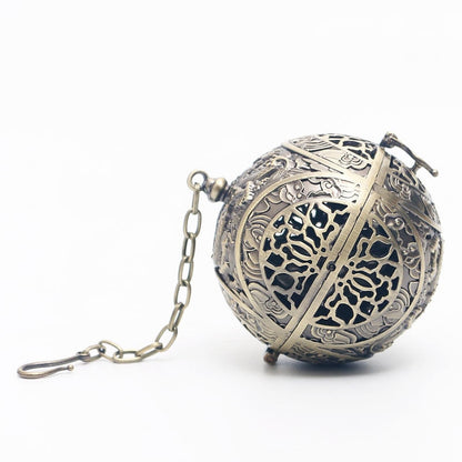 Hanging Ball Incense Coil Burner On Tree