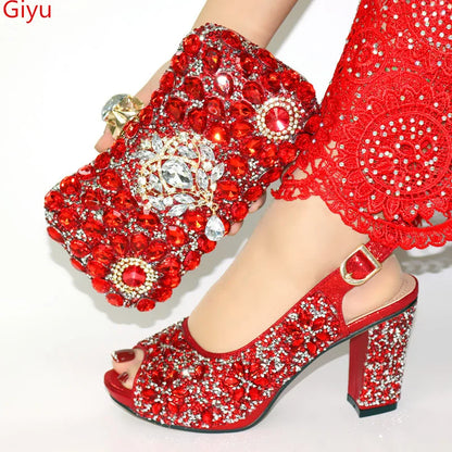 Women Shoes and Bags To Match Set Italy HJL1-2