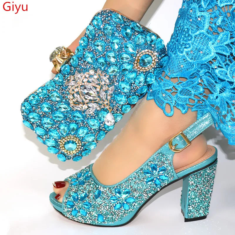 Women Shoes and Bags To Match Set Italy HJL1-2