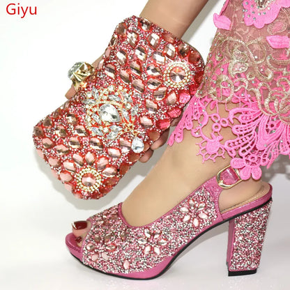 Women Shoes and Bags To Match Set Italy HJL1-2