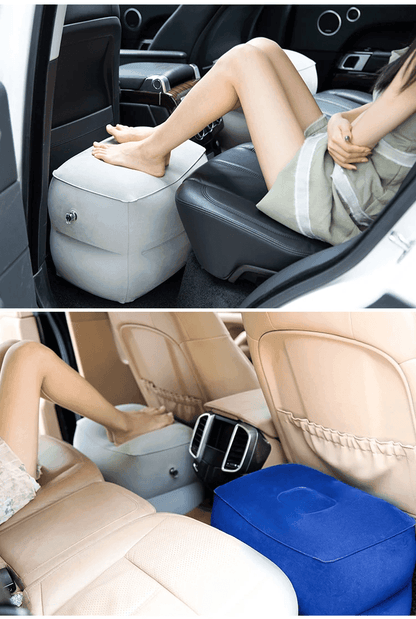 Airplane Footrest Pillow – Travel Comfort for Flights, Cars & Buses