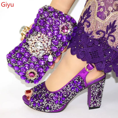 Women Shoes and Bags To Match Set Italy HJL1-2