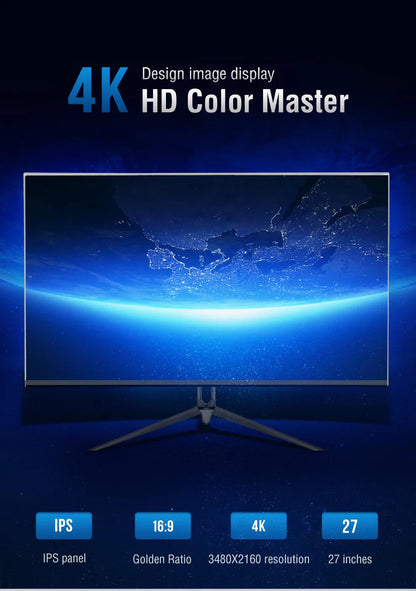 Anmite  27"IPS 4K HDR UHD [3840 x 2160] Gaming Monitor PC HDMI Led Display