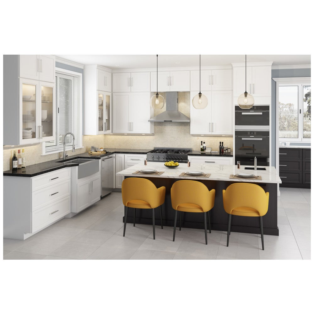 35-7/8" L x 20-3/4" W x 10" D Apron-front/Farmhouse Front 16 Gauge Stainless Steel 60/40 Double Bowl Sink