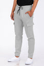 Cotton Blend Cargo Joggers with Elastic Drawstring | Apparel | Kitchen + Metal