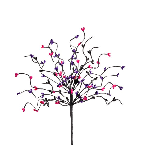 13"L PIP/TWIG PICK PURPLE/PINK/BLACK